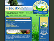 Tablet Screenshot of herbs777.com